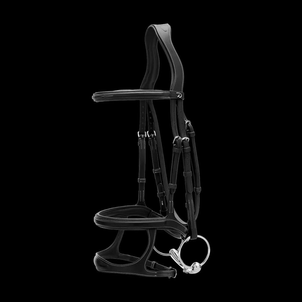 Double Noseband Bridle US, black